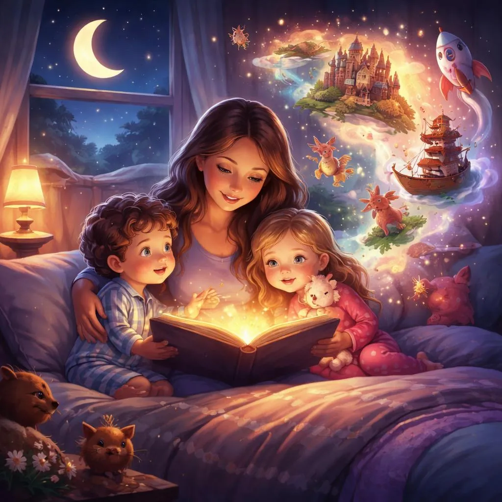 想发现孩子们会喜欢的全新故事吗？睡前故事!