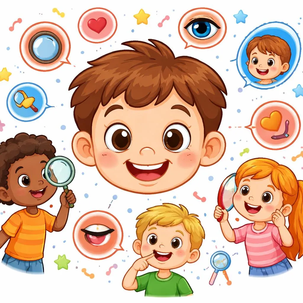 Хотите выучить части лица на английском? Веселое руководство для детей