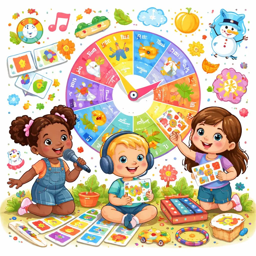 Хотите выучить названия месяцев в году? Веселые песни, игры и обучающие занятия для детей