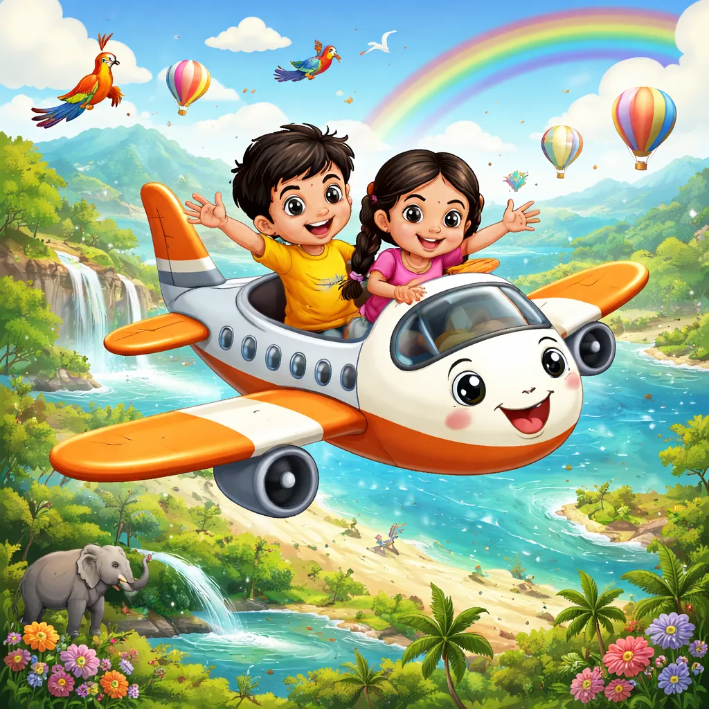 What Adventures Await in the Hindi Song: The Little Plane (हवाई जहाज)?