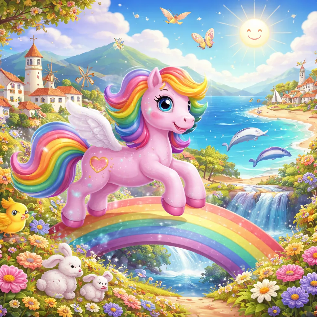 Welche Abenteuer erlebt das Pony in dem portugiesischen Lied 'Meu Pequeno Pônei'?