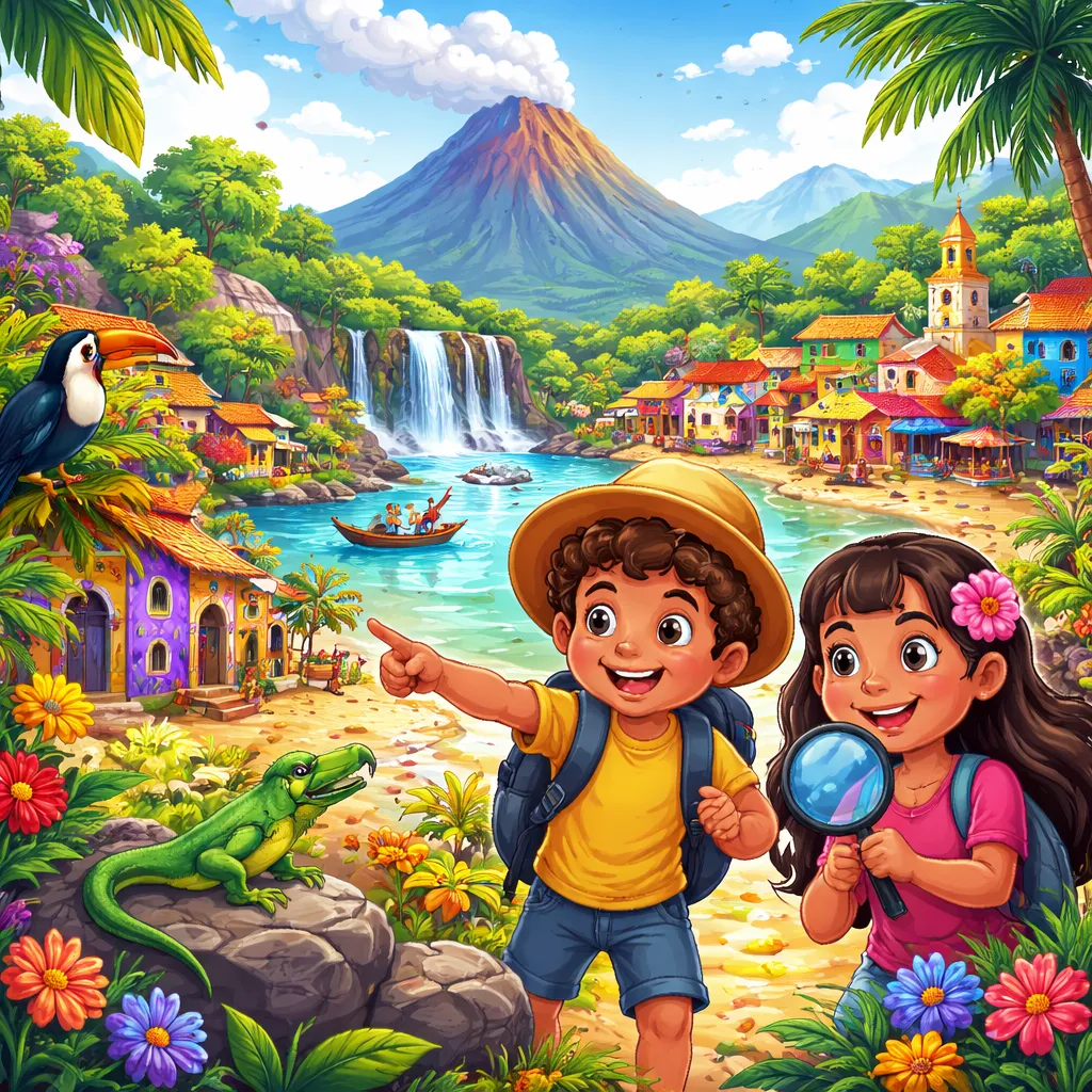 What Adventures in the Land of Volcanoes and Colorful Art Can We Have When Learning Reading: El Salvador?