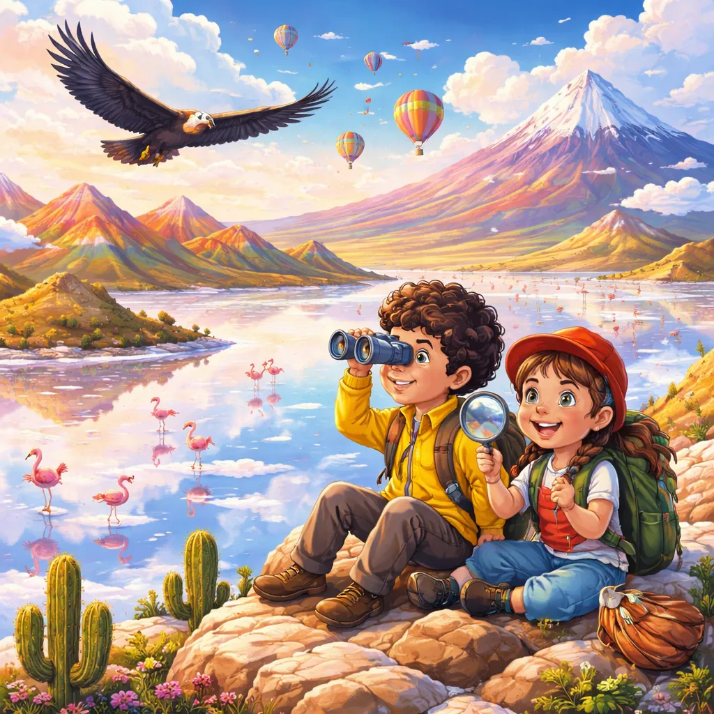 Petualangan Luar Biasa di Langit dan Garam yang Bisa Kita Temukan Sambil Belajar Membaca: Bolivia?