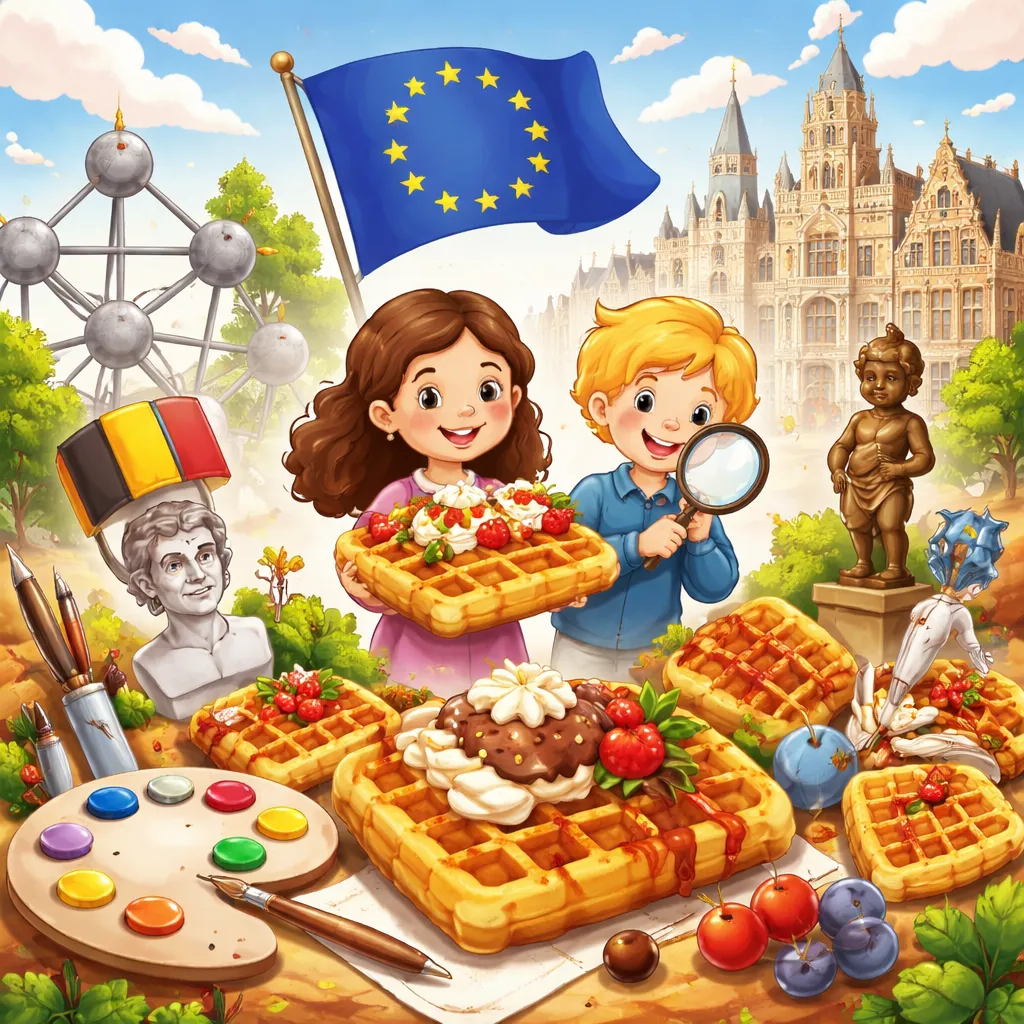 Cerita-Cerita Menakjubkan tentang Wafel, Seni, dan Uni Eropa yang Bisa Kita Temukan Sambil Belajar Membaca: Belgia?