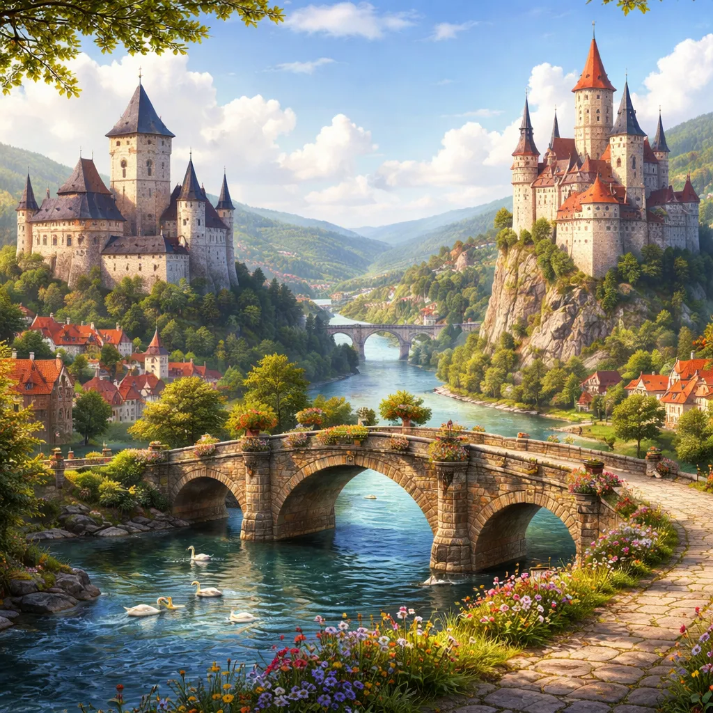 What Ancient Castles and Fairytale Bridges Can We Discover While Learning Reading: Czechia (Czech Republic)?