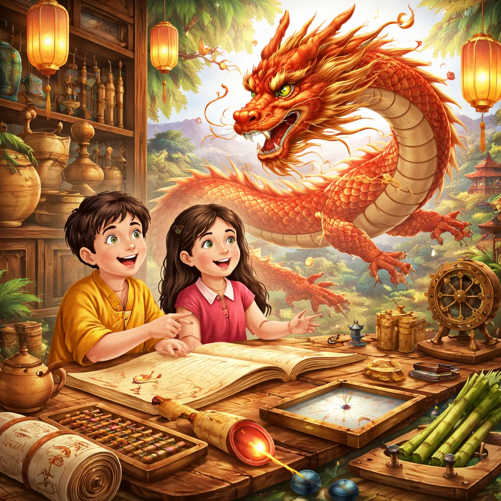 What Ancient Dragons and Inventions Can We Find While Learning Reading: China?