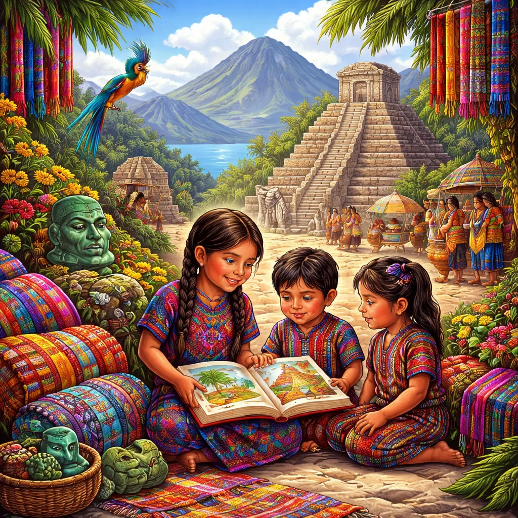 What Ancient Mayan Mysteries and Colorful Textiles Can We Discover When Learning Reading: Guatemala?