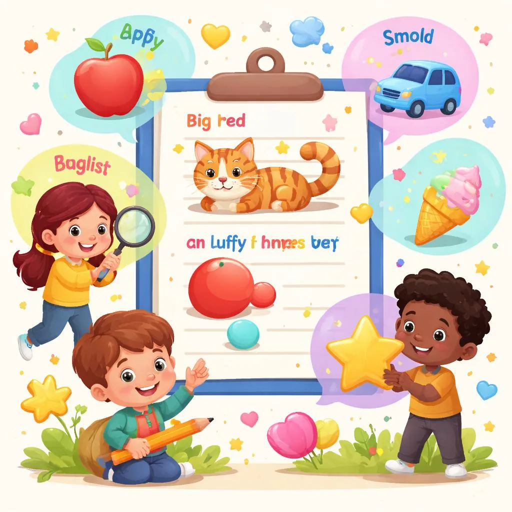 ¿Qué son los adjetivos en inglés y cómo se usan en las oraciones?