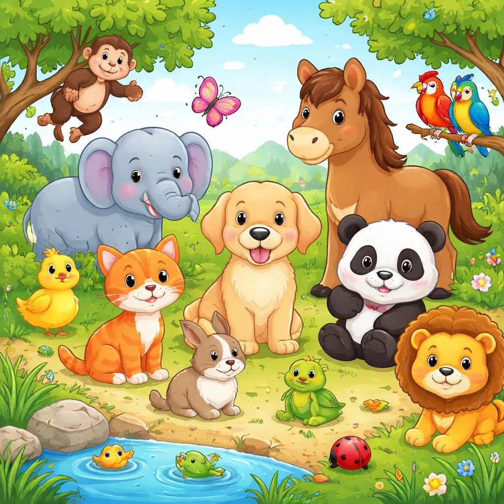 什麼是常見的動物？ 兒童簡單的英語動物詞彙