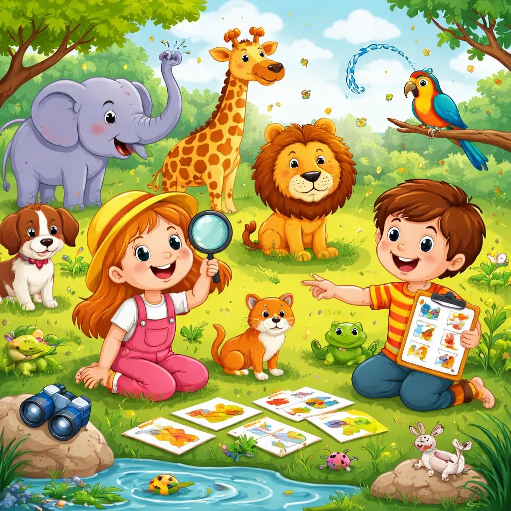 What Are Example Animals and How Can Kids Learn Their Names in English?