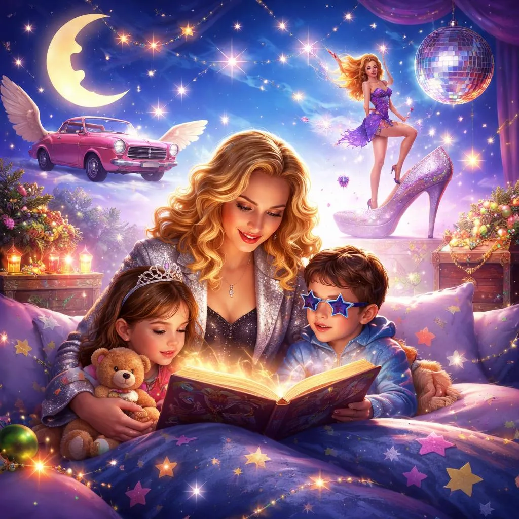 What Are Fun and Imaginative Bedtime Stories Inspired by Madonna's Songs?