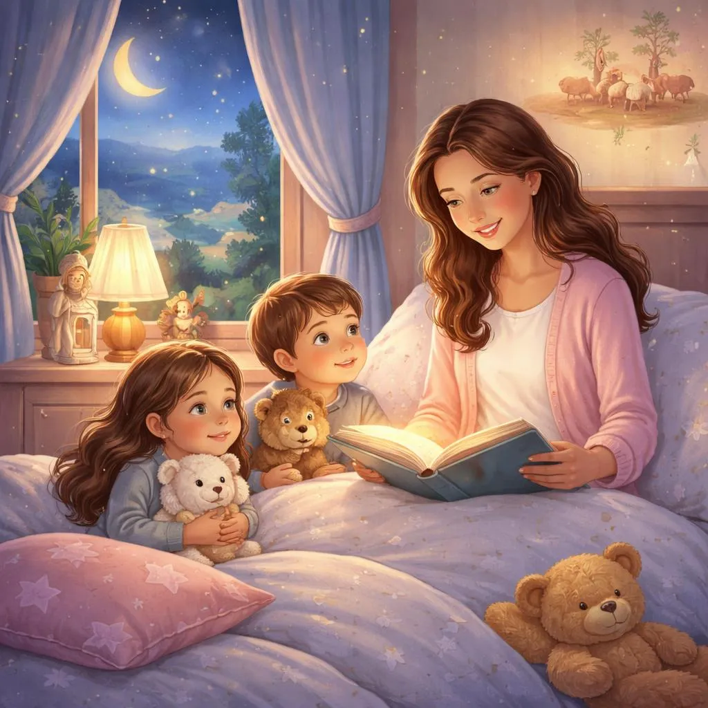 有哪些适合孩子们的、平静而温柔的圣经睡前故事，带来安宁的夜晚？