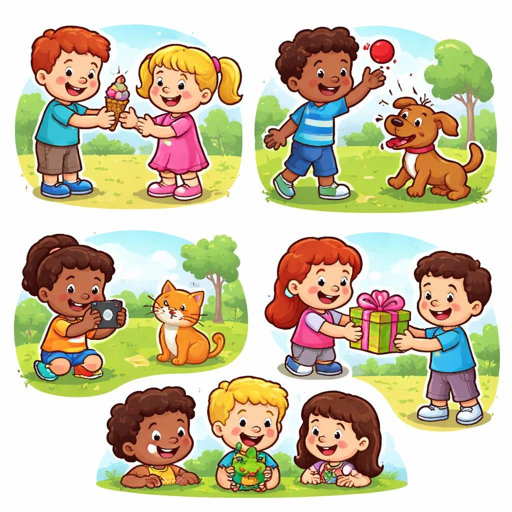 Was sind einige lustige und einfache Beispiele für Objektpronomen zum Lernen für Kinder?