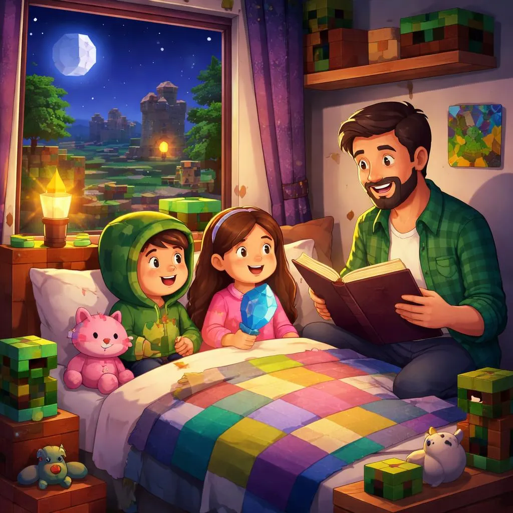 Minecraft 粉丝们会喜欢的有趣且富有想象力的睡前故事有哪些？