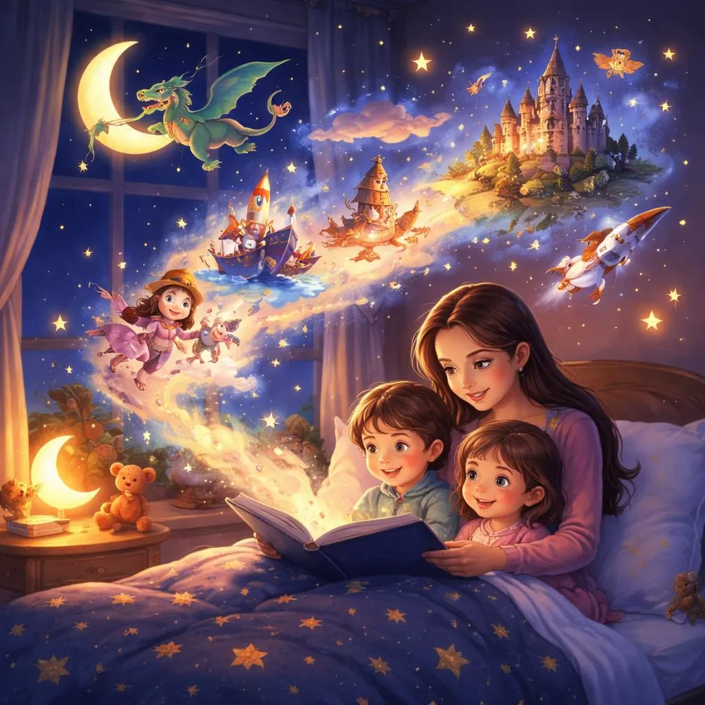 今晚分享给孩子们的有趣又富有想象力的睡前故事有哪些？