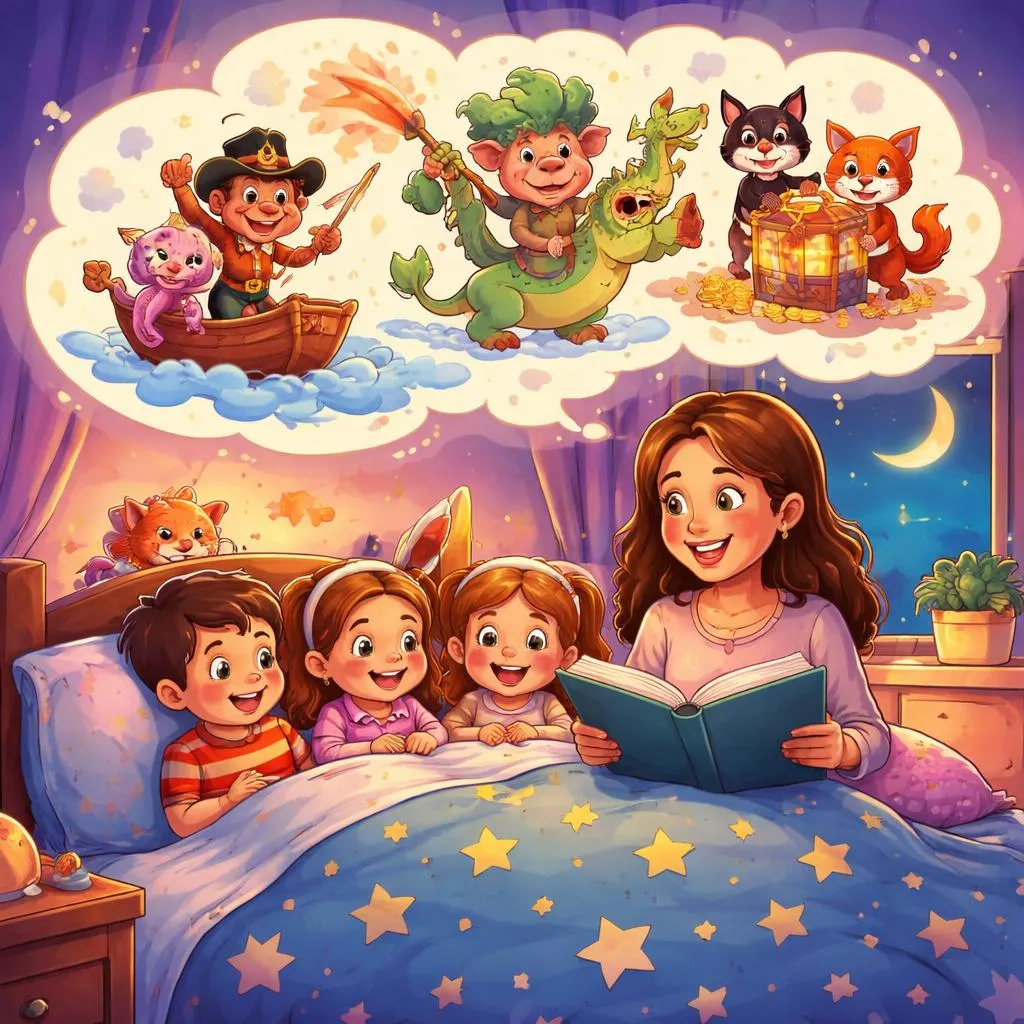 Какие бывают веселые и озорные сказки на ночь? Три игривые истории для детей