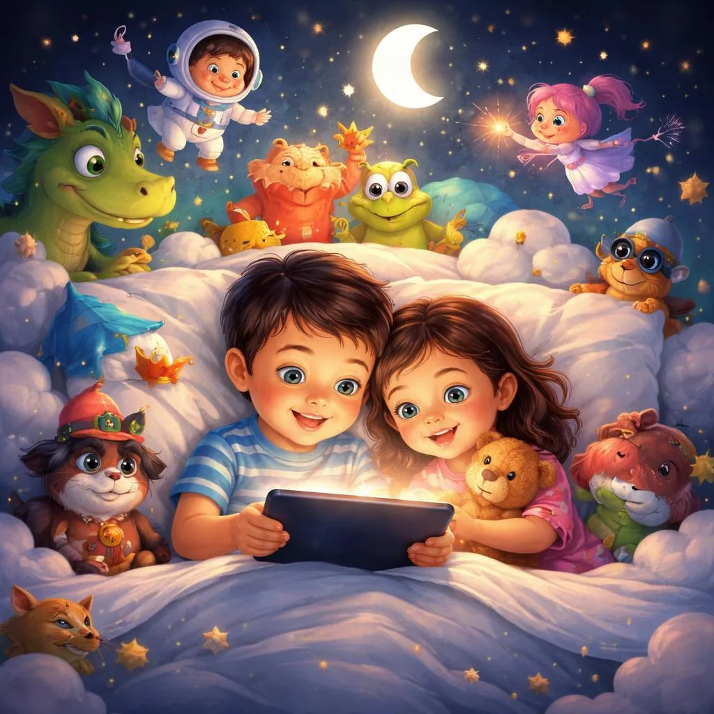 ছোটদের উপভোগ করার জন্য কিছু মজার এবং কল্পনাপ্রসূত ঘড়ি ঘুম-পাওয়ার গল্প?