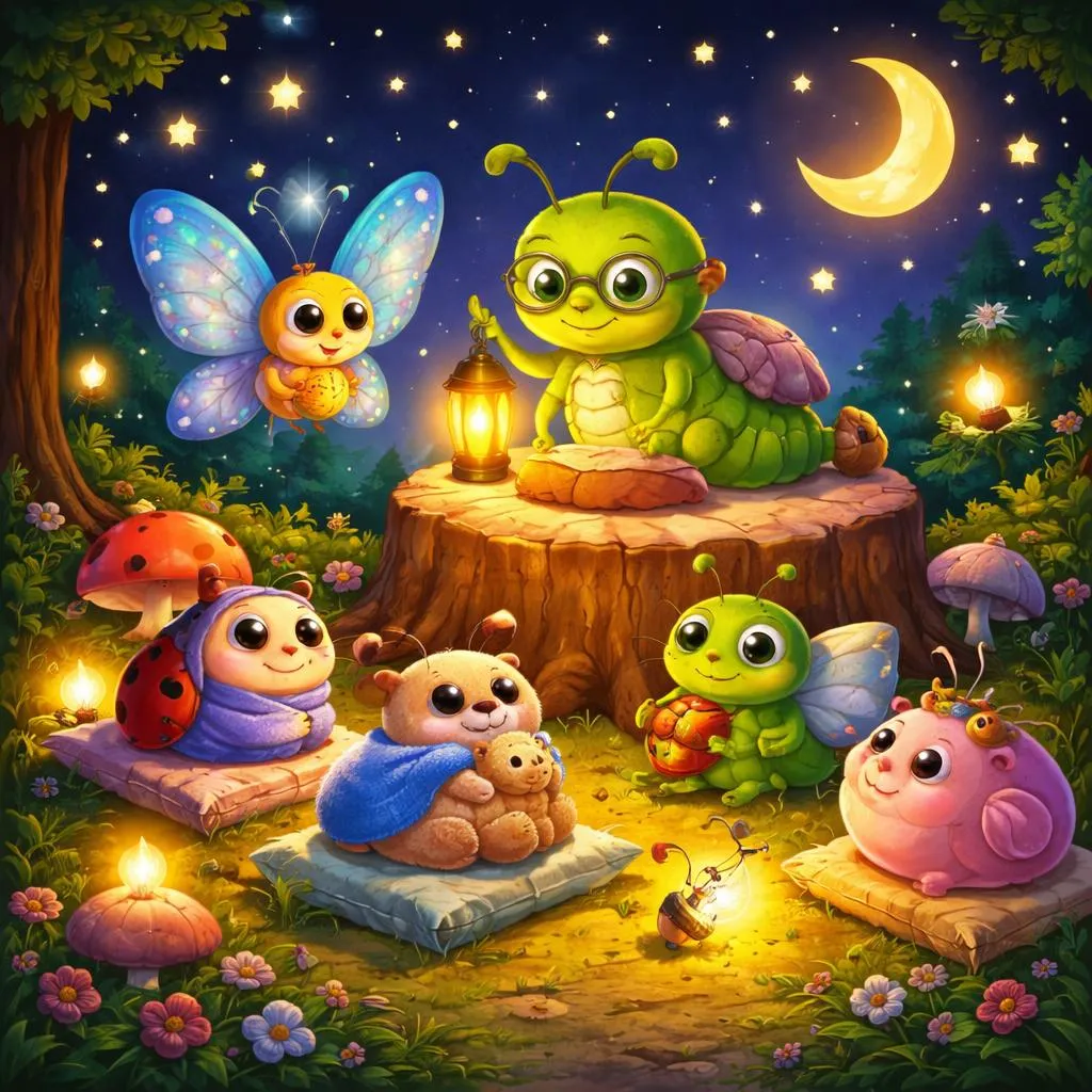 有哪些适合给孩子们讲的关于小虫虫“巴吉”的有趣而异想天开的睡前故事？