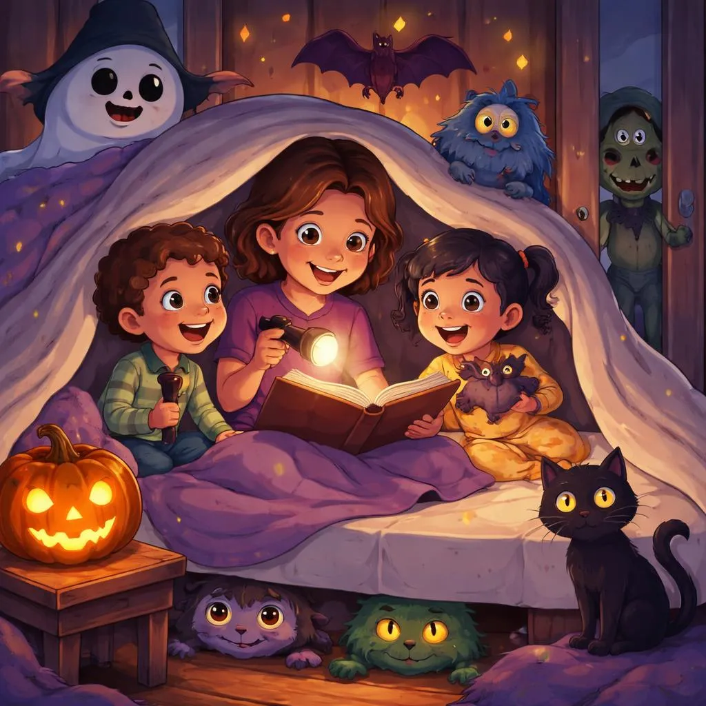 Quelles sont les histoires d'horreur du coucher douces et amusantes pour les enfants courageux ?