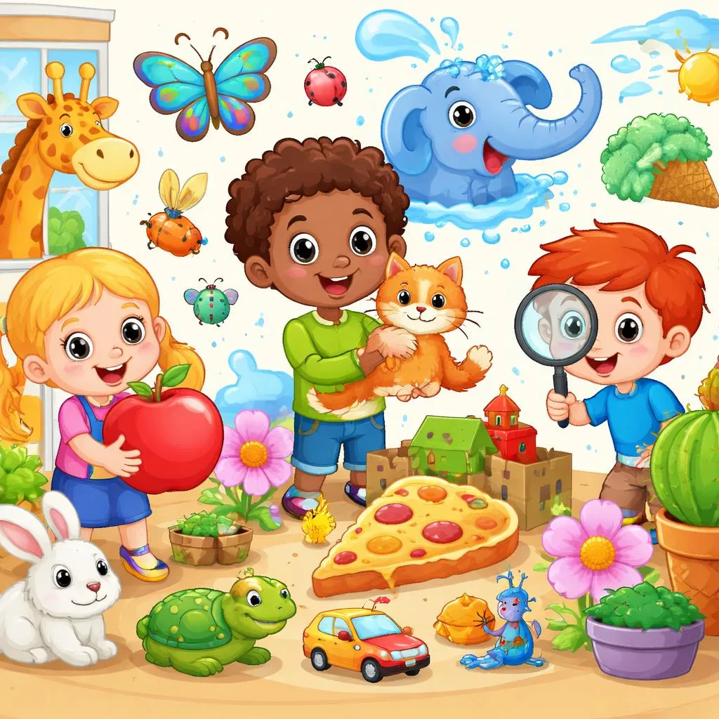 ছোটদের শেখার জন্য বাক্যে বিশেষণ-এর দারুণ উদাহরণ