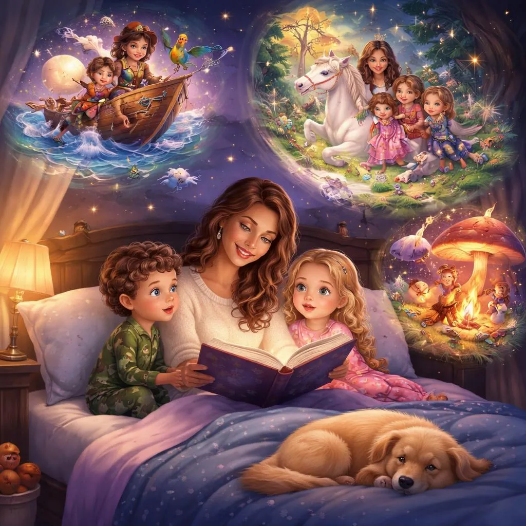 Какие волшебные сказки на ночь от Кери Рассел? Три забавные и образные истории для сладких снов