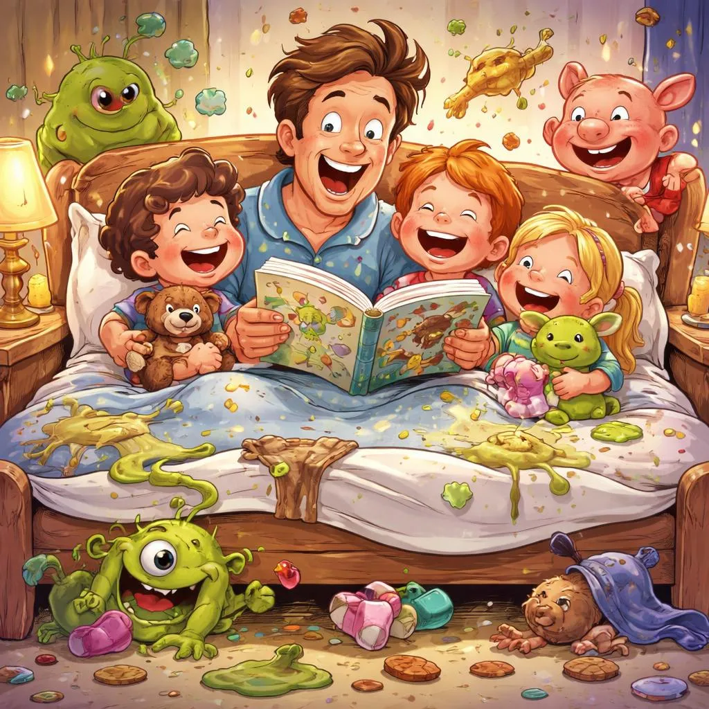 Quelles sont les histoires salissantes et amusantes pour enfants à l'heure du coucher ?