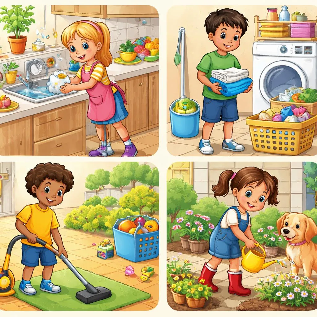 What Are Some Simple Examples of a Chore for Kids to Help With at Home?