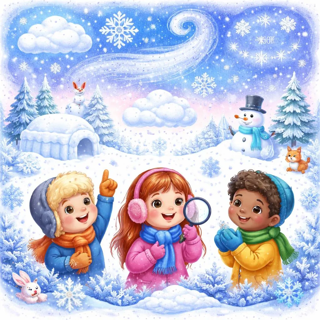 Welche wunderbaren und magischen Wörter für Schnee sollten Kinder lernen?