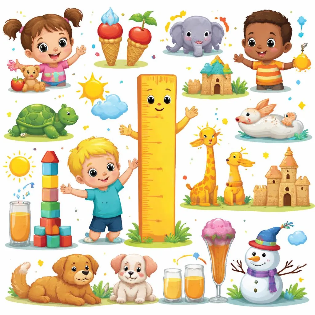 Apa 40 Perbandingan dan Superlatif yang Wajib Diketahui untuk Anak Usia 3 Tahun? Tongkat Ukur Kata-katamu!