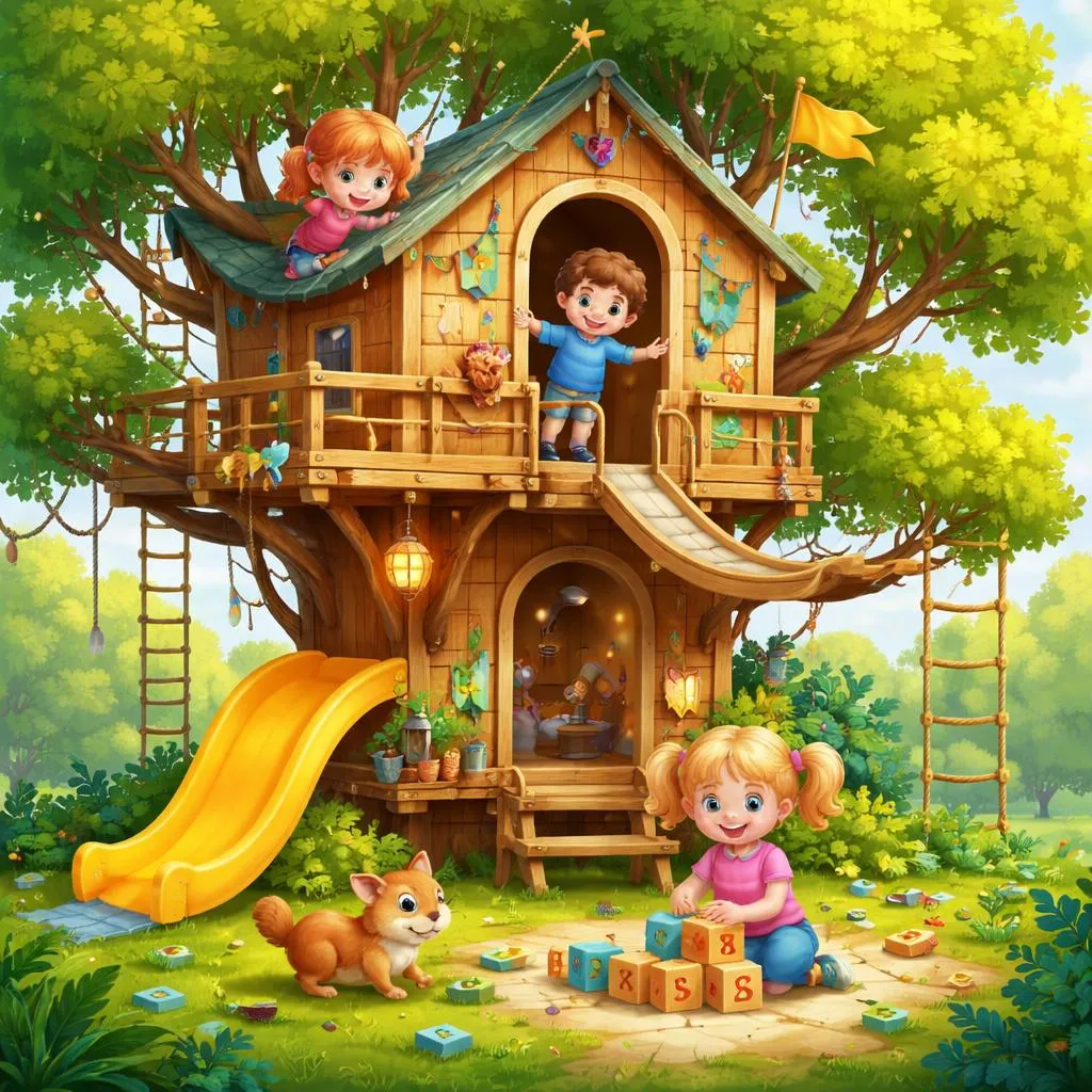 Quais são as 40 frases complexas essenciais para crianças de 3 anos? Construa uma Casa na Árvore de Palavras!