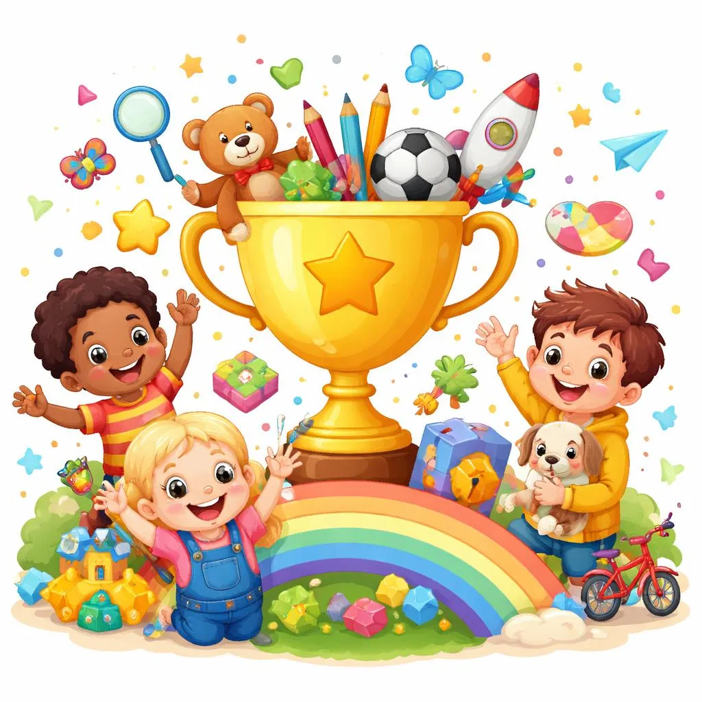 Quais são os 40 verbos do futuro perfeito que toda criança de 3 anos precisa saber? Seu Troféu do Futuro!