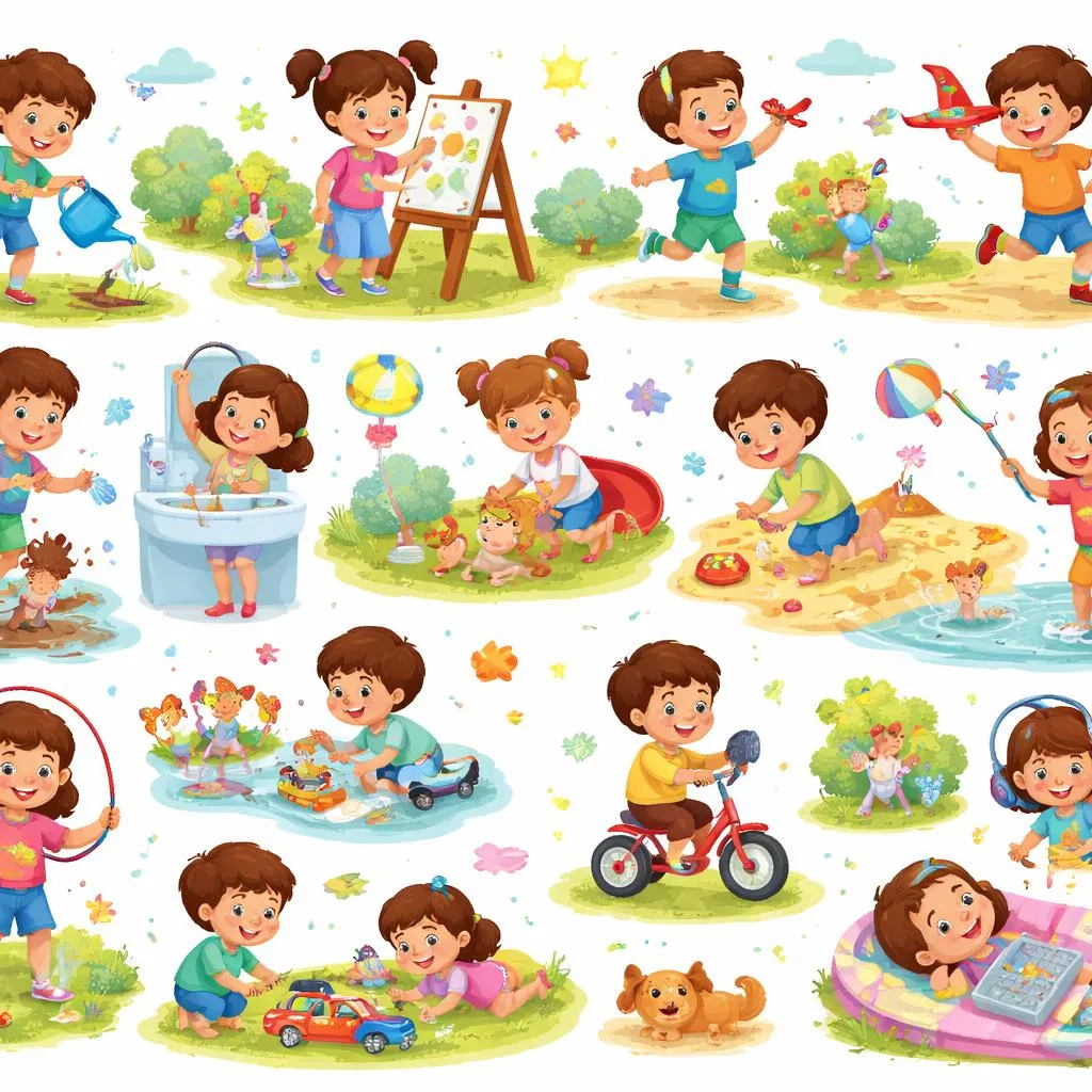 What Are the 40 Must-Know Present Continuous Verbs for 3-Year-Olds? Right Now Actions!