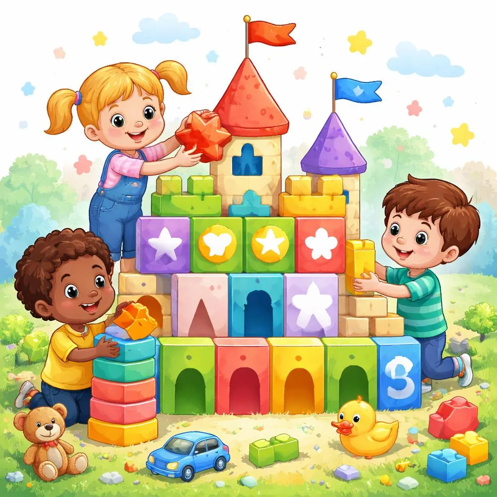 3岁儿童必知的40种句子结构是什么？ 建造你的单词城堡！