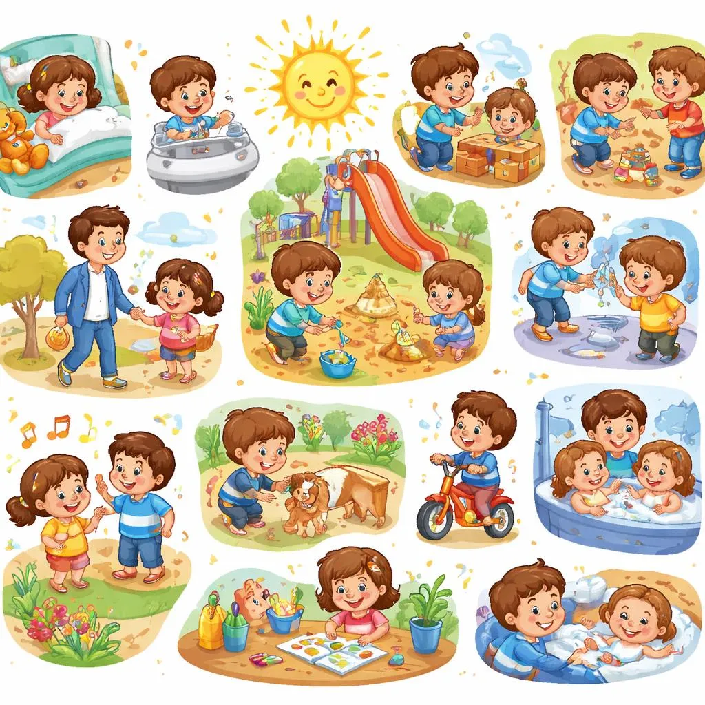 3岁儿童必知的40个一般现在时动词是什么？日常节奏！