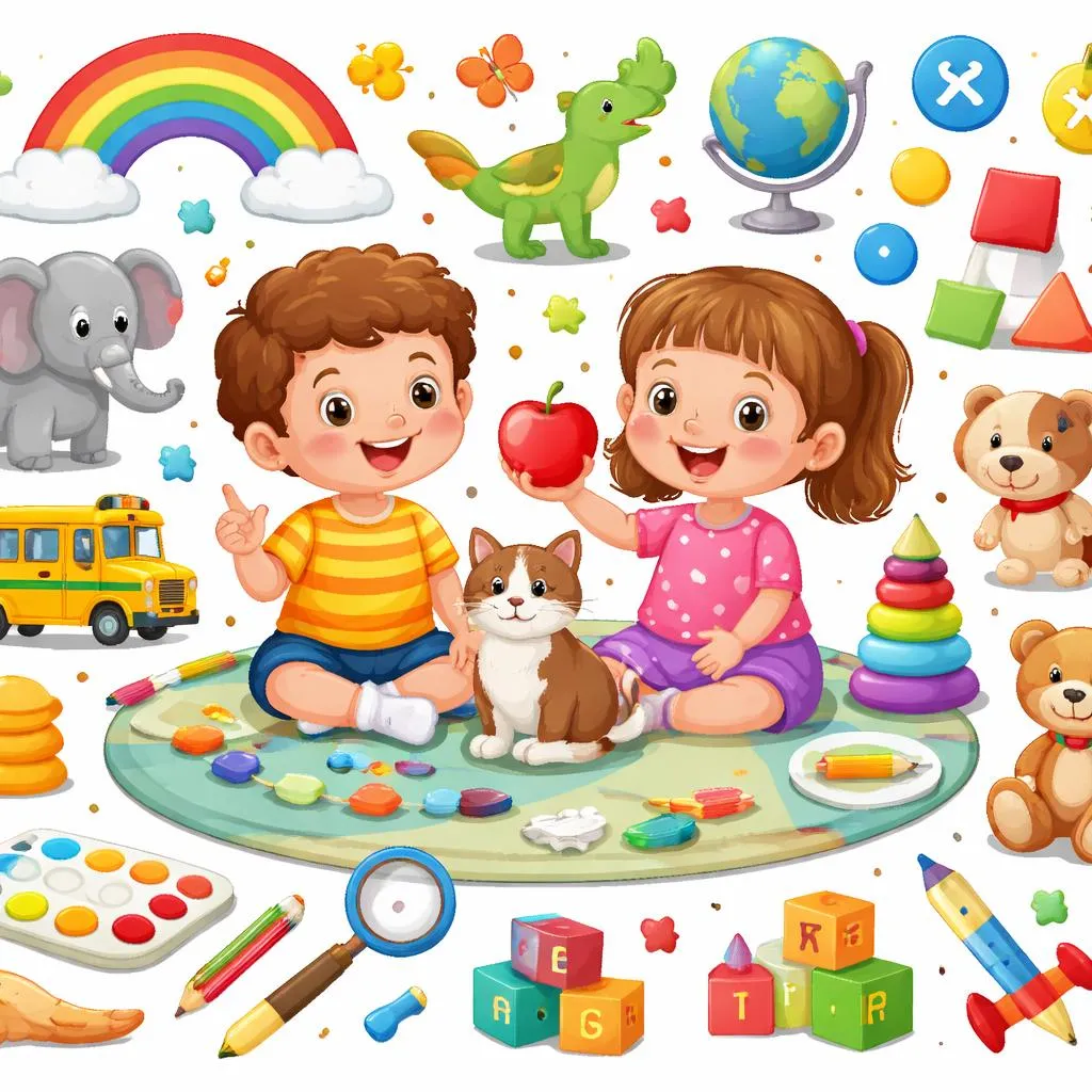 Apa Saja 50 Artikel Paling Umum untuk Dipelajari Anak Usia 4 Tahun?