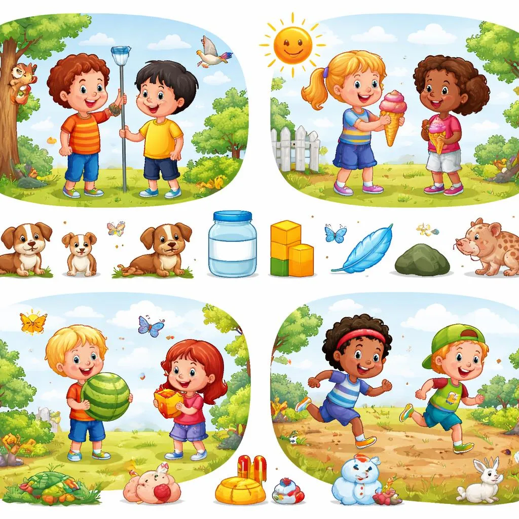 Apa 50 Kata Perbandingan dan Superlatif Paling Umum untuk Anak Usia 4 Tahun?