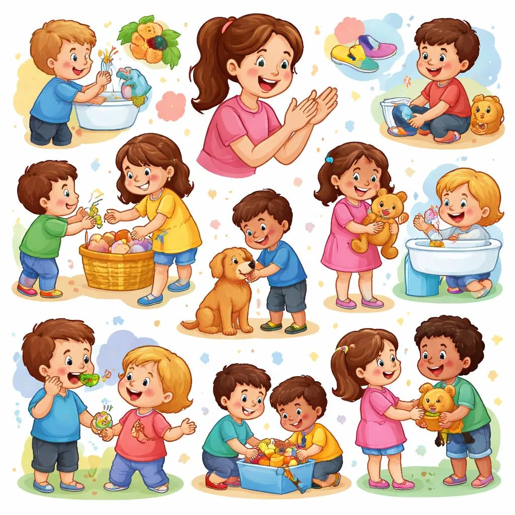 Quelles sont les 50 phrases les plus courantes à l'impératif pour les enfants de 4 ans ?