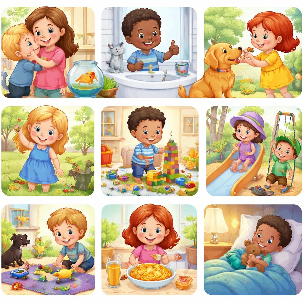 Quelles sont les 50 phrases les plus courantes au mode indicatif pour les enfants de 4 ans ?