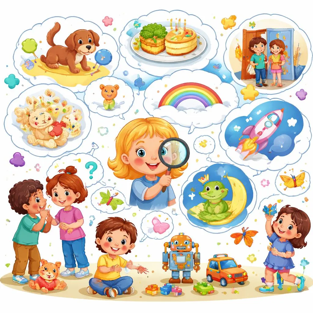 Quelles sont les 50 propositions subordonnées nominales les plus courantes pour les enfants de 4 ans ?