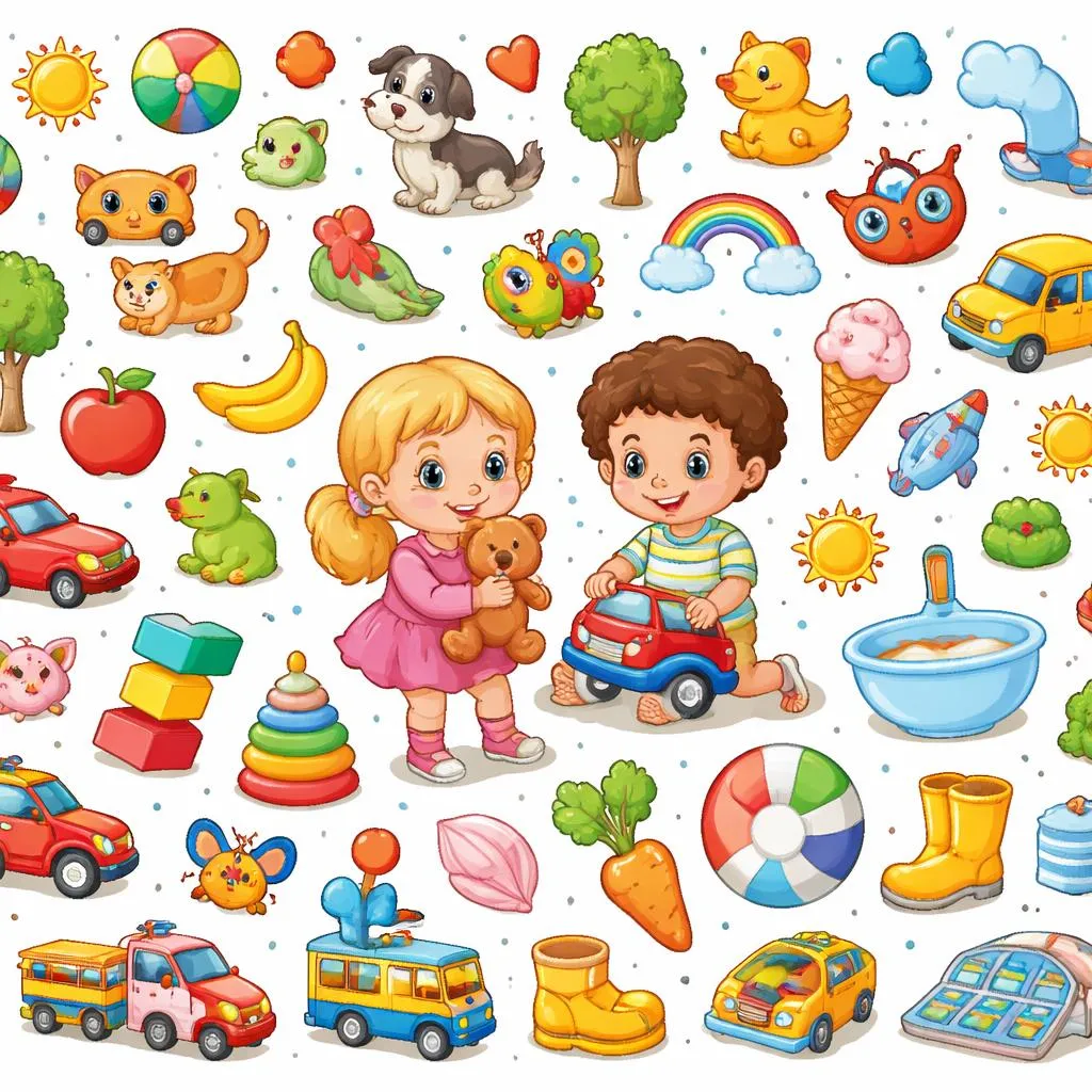 Apa 50 Benda Paling Umum yang Perlu Disebutkan oleh Anak Usia 4 Tahun?