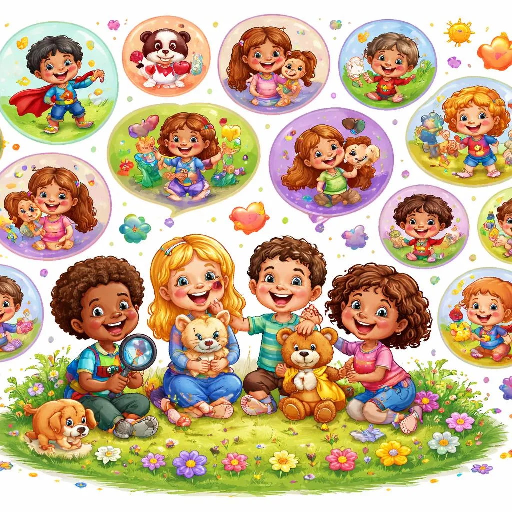 什么是适合5岁学龄前儿童的60个关键形容词？ 成为一个文字画家！