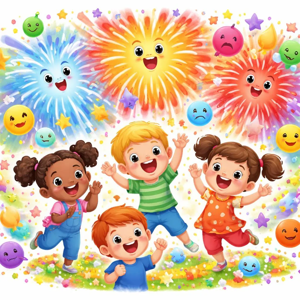 Apa 60 Kata Seru Utama untuk Anak Prasekolah Usia 5 Tahun? Meriahkan Ledakan Perasaanmu!