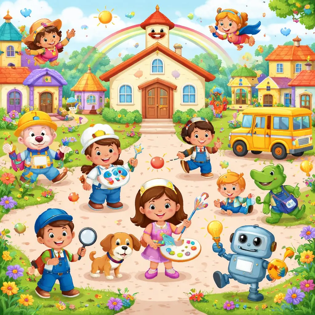 什么是适合5岁学龄前儿童的60个关键词性？认识单词镇的工人！