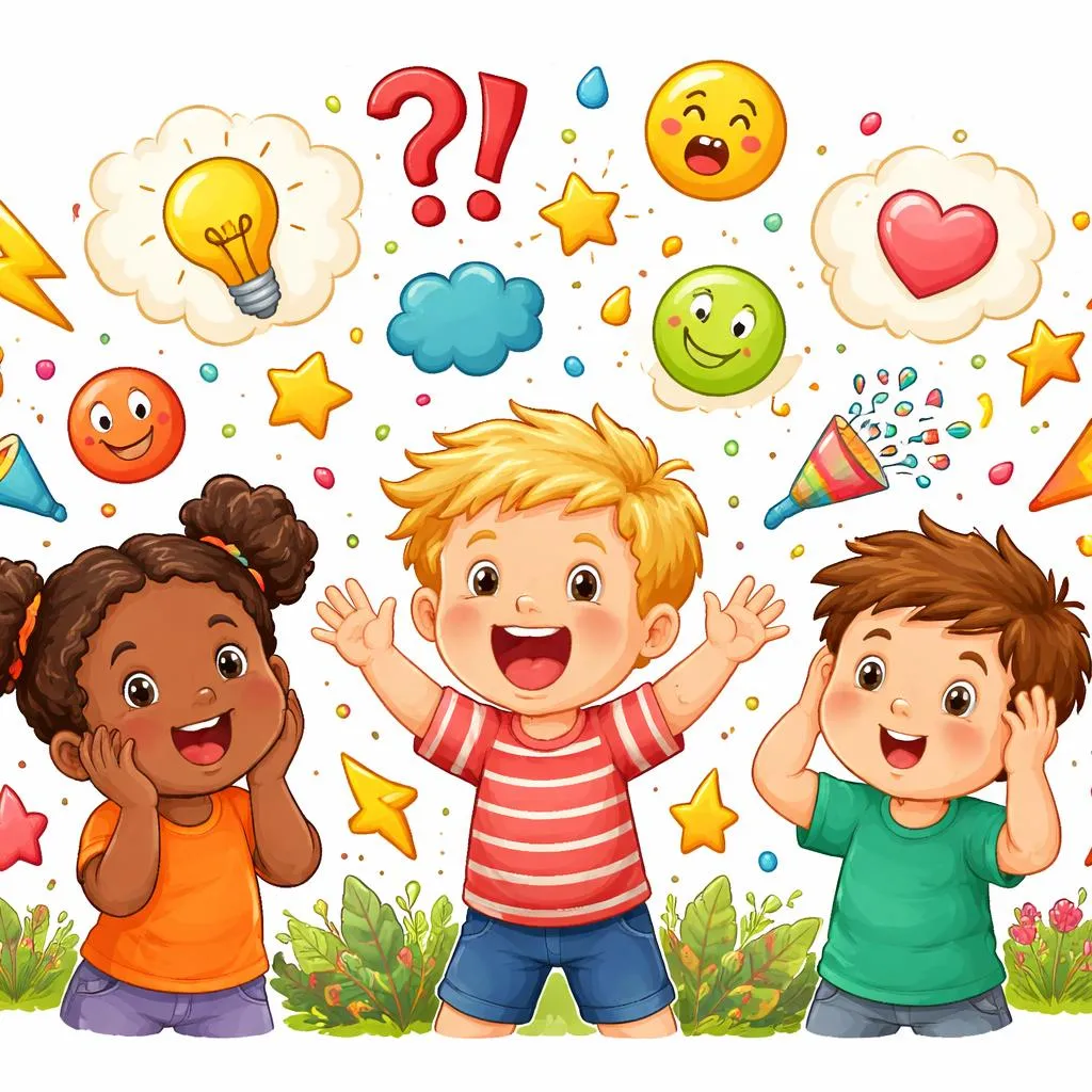 Quels sont les 70 interjections les plus courantes à apprendre pour un enfant de 6 ans ?