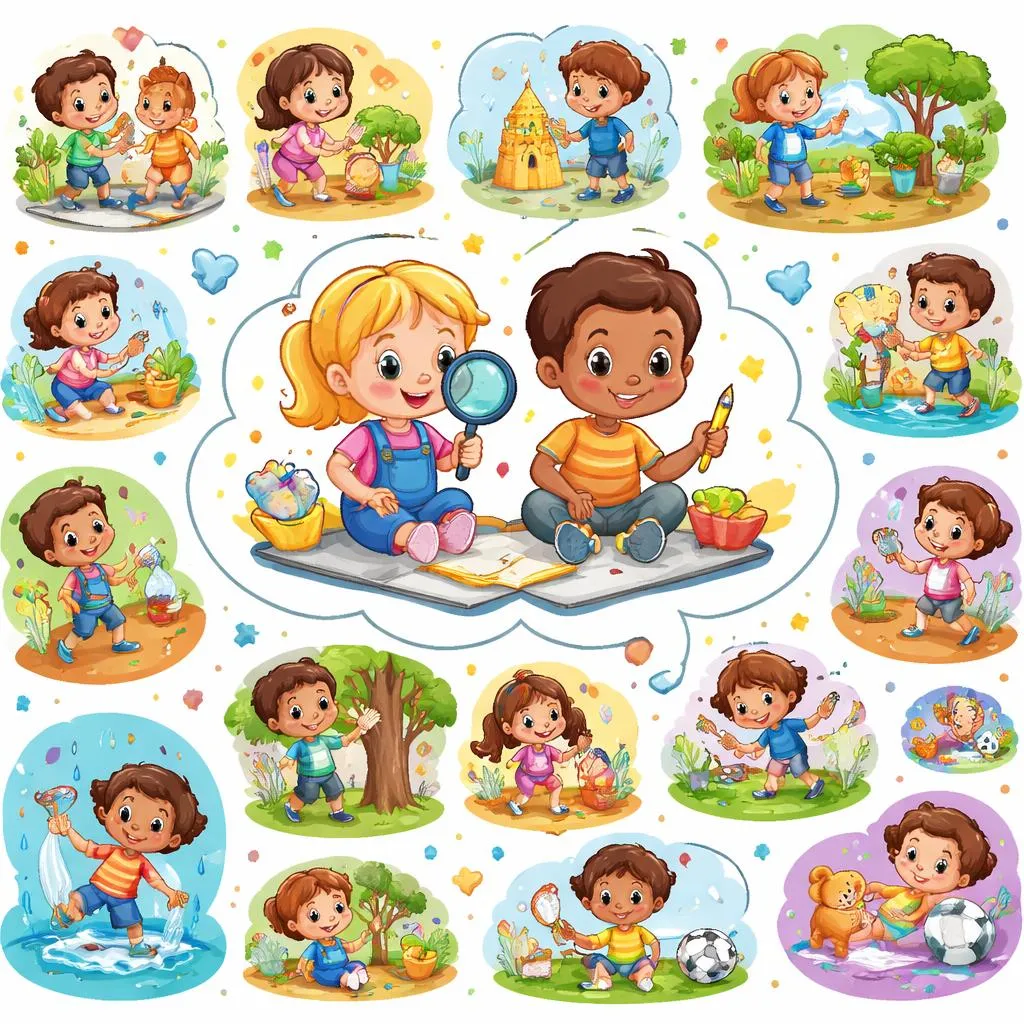 Quels sont les 70 verbes les plus courants au présent perfect continu pour un enfant de 6 ans ?