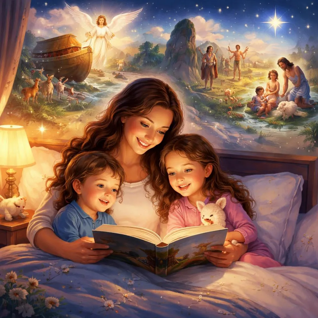 101个圣经睡前故事：在睡前教导价值观的最佳选择？