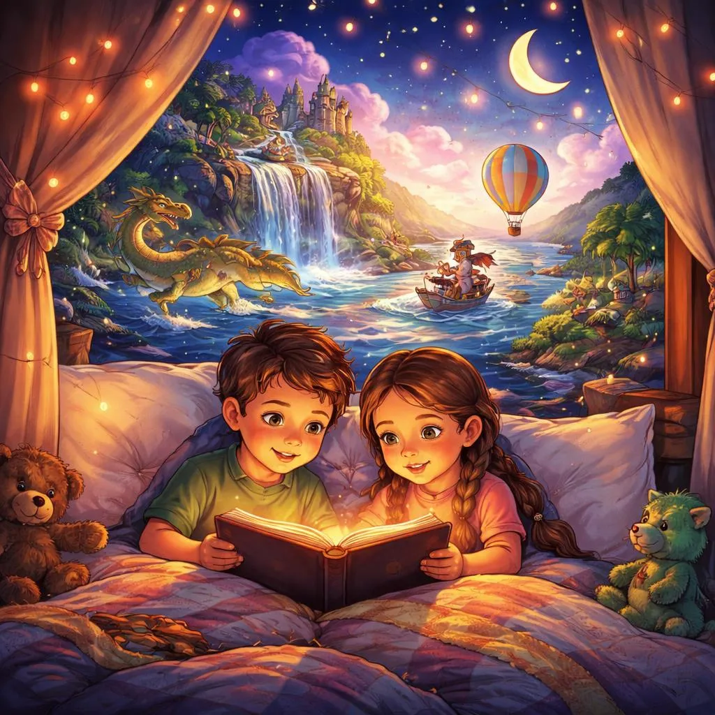 Quelles sont les meilleures histoires d'aventure pour enfants qui aiment un voyage amusant avant de dormir ?