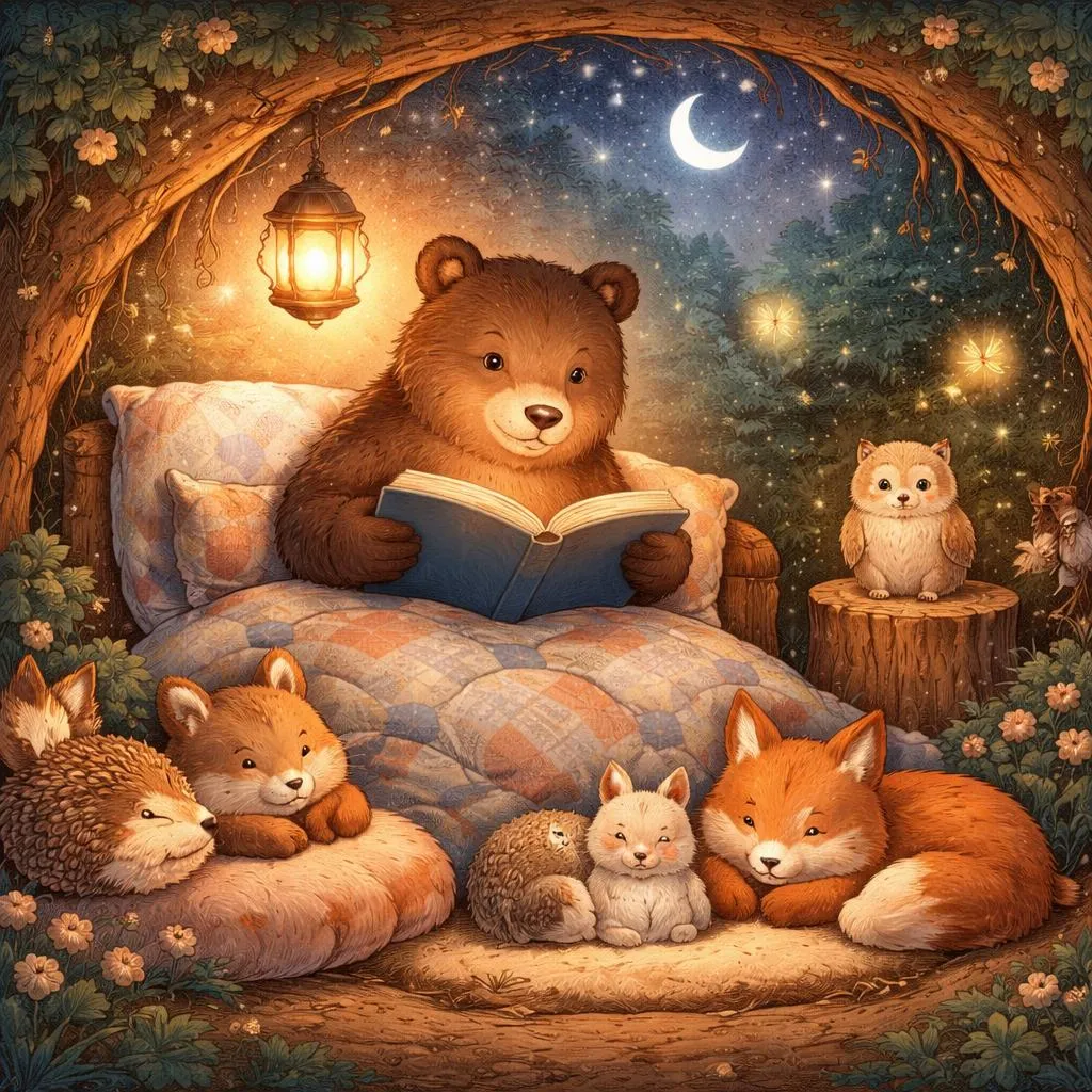Какие лучшие сказки о животных на ночь для спокойного сна?