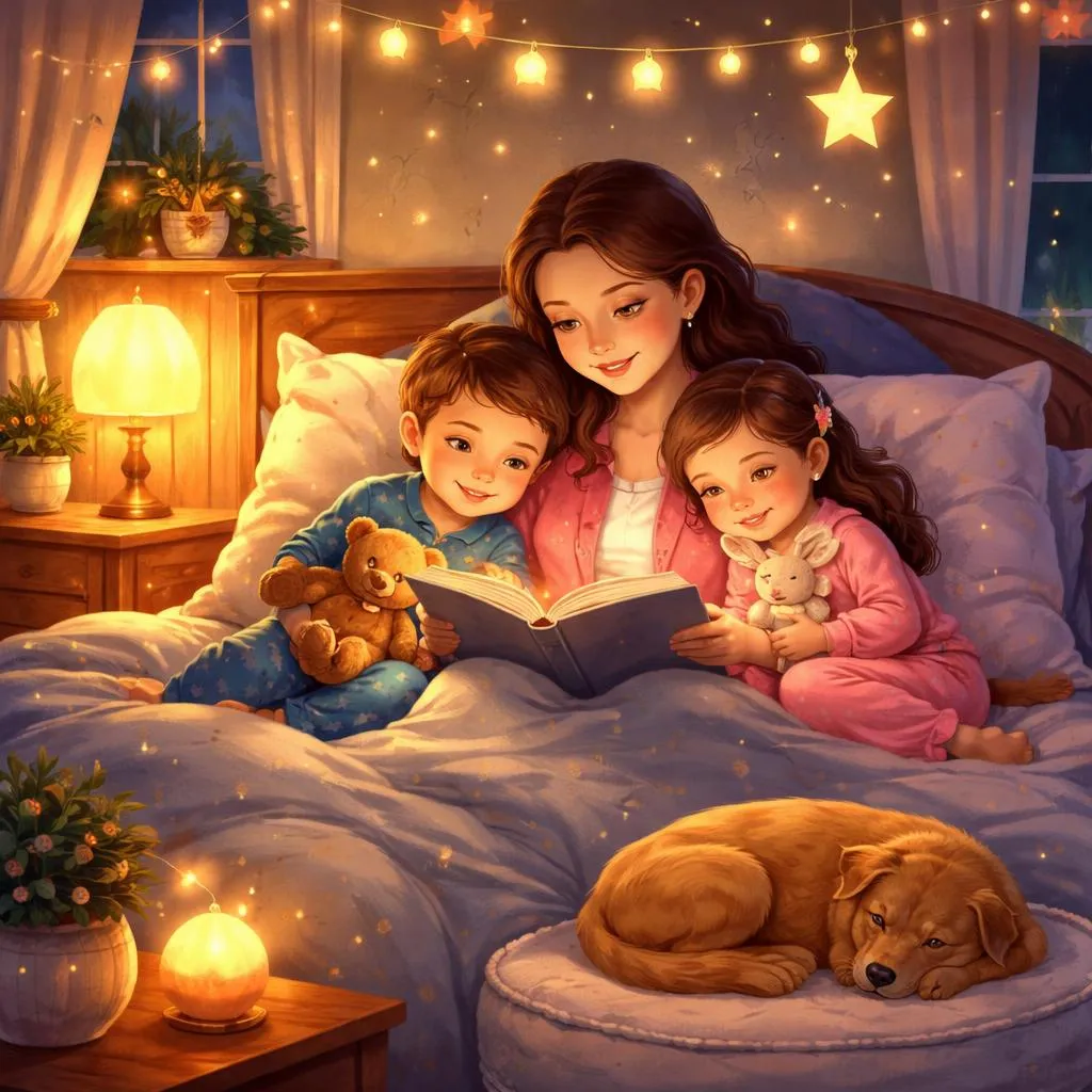 Какие лучшие истории для чтения на ночь для уютного и веселого вечера?