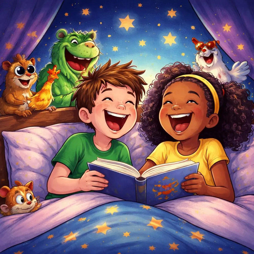 Quelles sont les meilleures histoires du soir pour les enfants de dix ans qui aiment bien rire ?